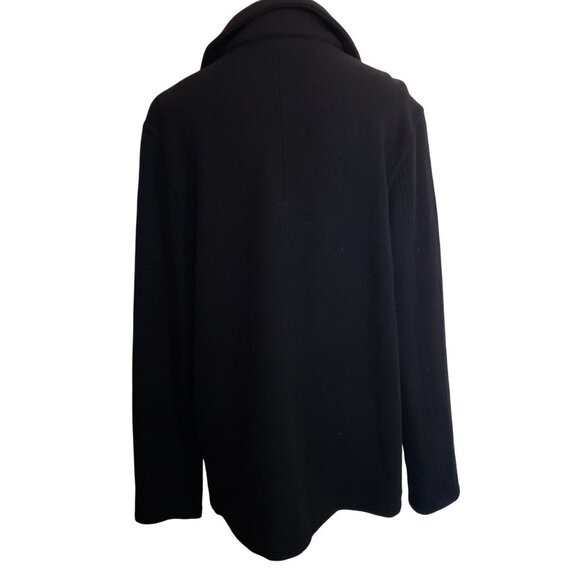 Club Monaco Women’s Pea Coat Black Medium - Picture 4 of 8